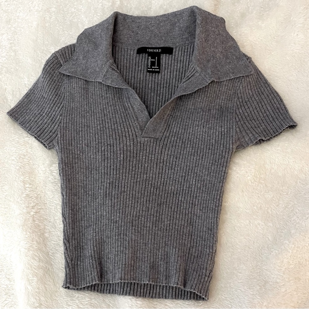 Forever 21 Grey Sweater Top